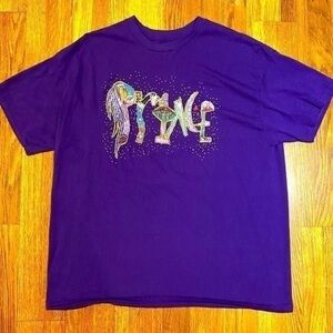 Prince 1999 Album Cover Graphic T-shirt Mens XL Purple
